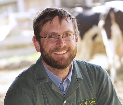 Dr. Chris Clark, a WCVM associate professor and the new SVMA president, will team up with his colleague, Dr. Trish Dowling, for a talk on the use of therapeutic drugs in food animal practice during the SVMA conference. Photo: Myrna MacDonald.