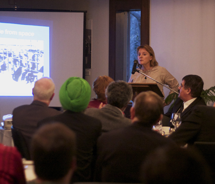 Dr. Moira McKinnon, Saskatchewan's chief medical health officer, was the One Health dinner's keynote speaker.
