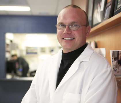 Dr. Duncan Hockley (WCVM ’92), the new director of the WCVM Veterinary Medical Centre. Photo: Myrna MacDonald.
