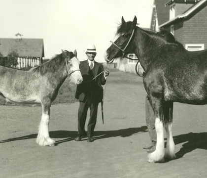 Dr. W.J. Rutherford, U of S College of Agriculture’s first dean, strongly supported the development of a veterinary college at the university. Photo: U of S Archives (A-2109).