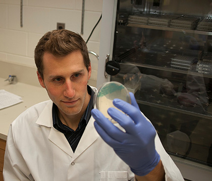 Dr. Joe Rubin recently received funding to continue his work on antimicrobial resistance. Photo by WCVM Today.