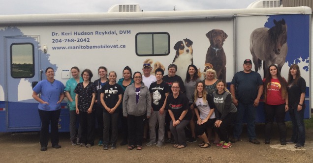 Hudson-Reykdal uses a mobile veterinary hospital to reach First Nations communities and other remote areas in Manitoba.