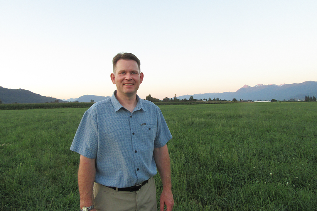 B.C. veterinarian Dr. John Dick works closely with his dairy producer clients in the Chilliwack area. Submitted photo.