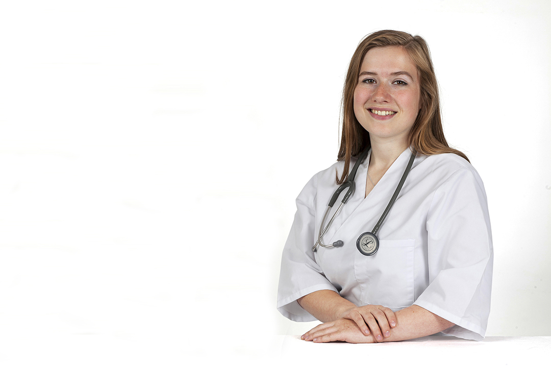 First-year veterinary student Heather Waddell of Shoal Lake, Man. 
