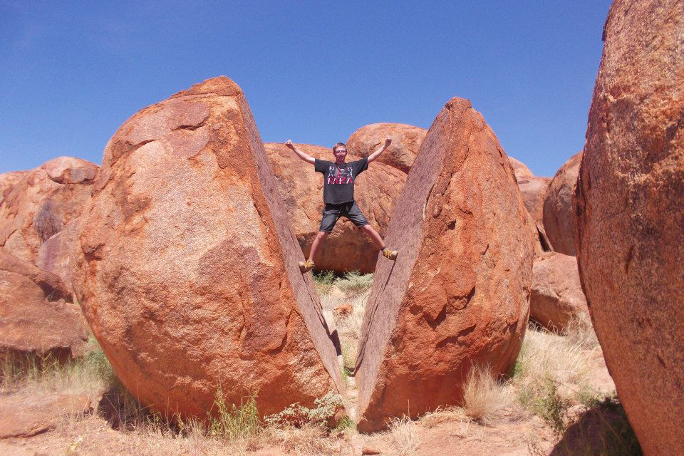 Jack Krone travelled Australia while working on farms as part of the Agriventure program. Submitted photo. 