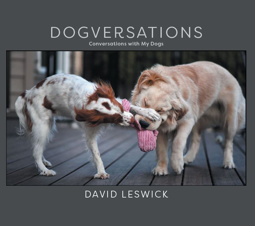 Front cover of Dogversations. Photo: David Leswick. 