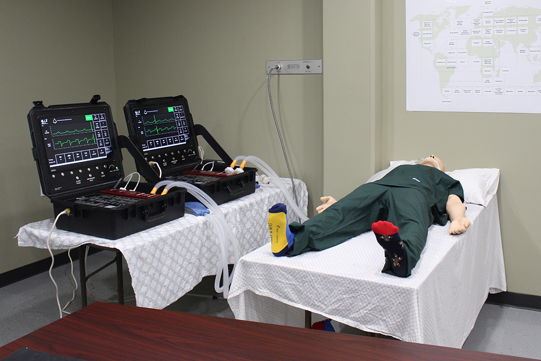 The portable ventilators will be available for use in SHA acute care facilities where most needed. Supplied photo. 