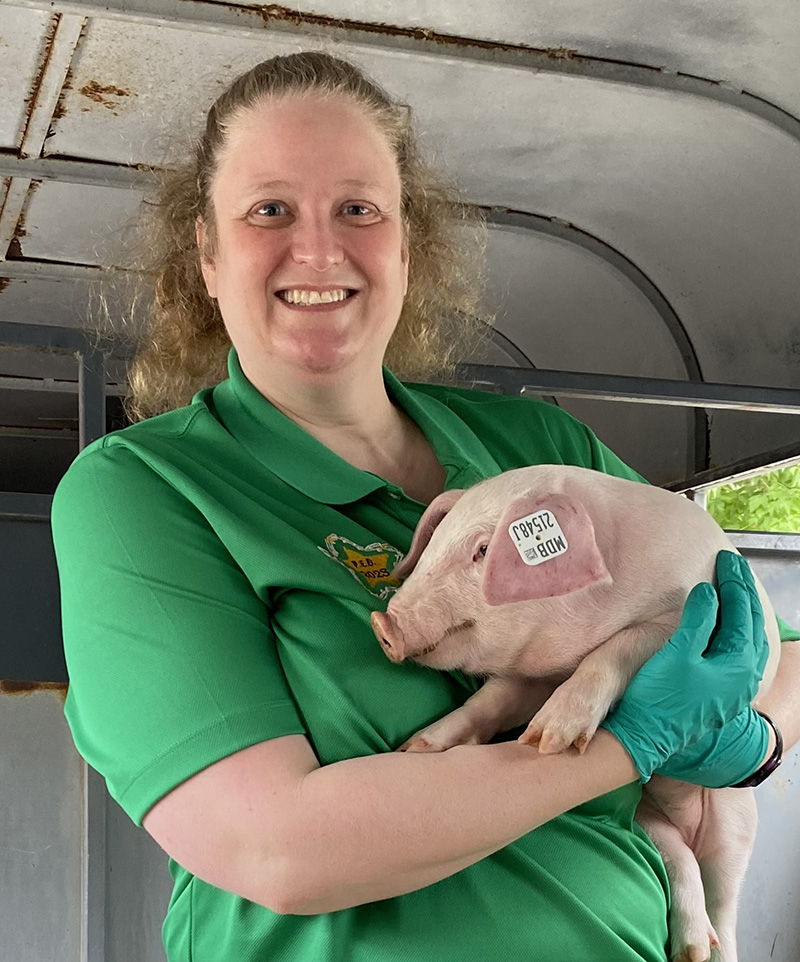 Dr. Susan Detmer has become one of the leading researchers for influenza in pigs through her work at the WCVM on the USask campus. Submitted photo.