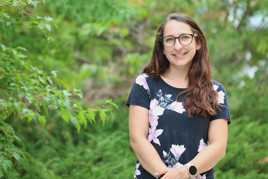 WCVM graduate student Jenna Thebeau. Photo: Jessica Colby. 