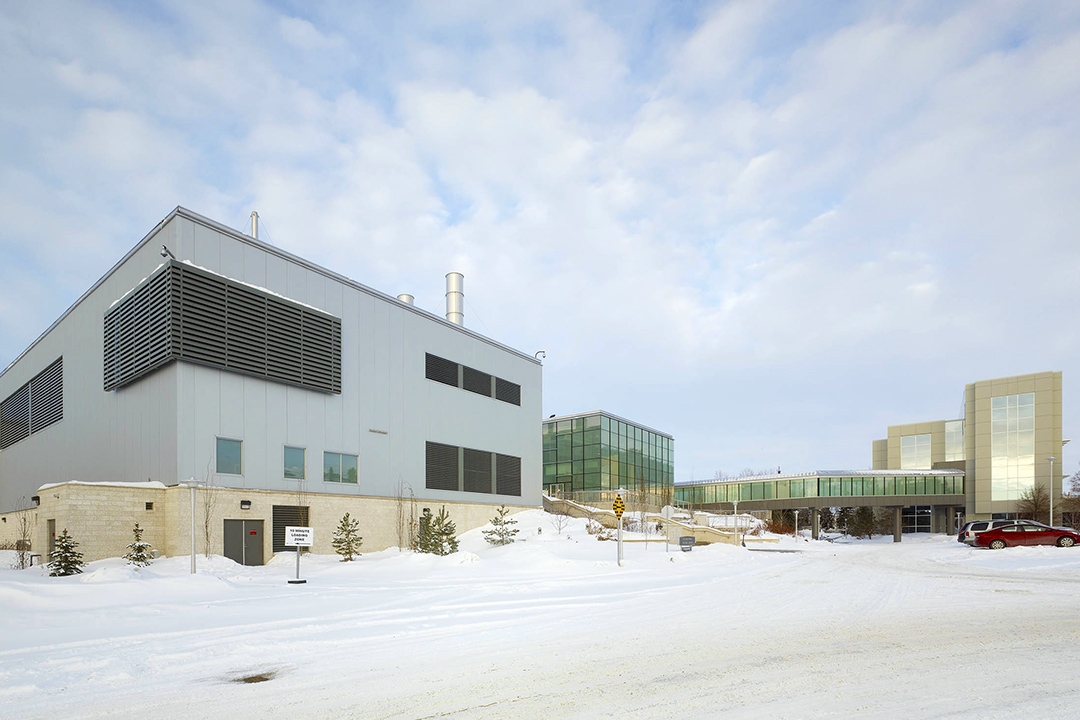 Winter view of the Vaccine and Infectious Disease Organization (VIDO)