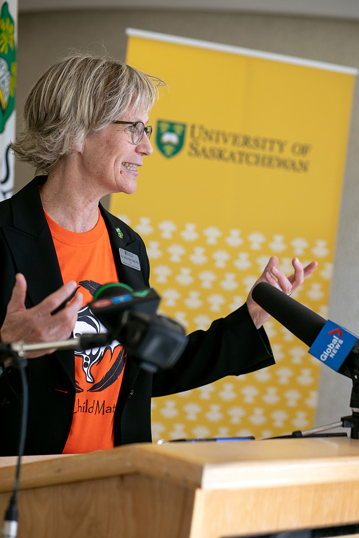 Dr. Gillian Muir (DVM, PhD), dean of the Western College of Veterinary Medicine at USask. Photo: Christina Weese.