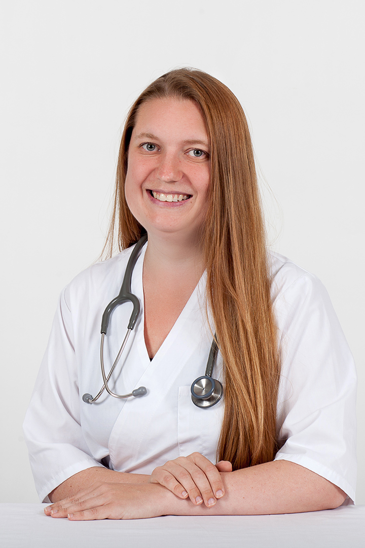 Fourth-year veterinary student Kendra McGougan. Photo: Christina Weese. 