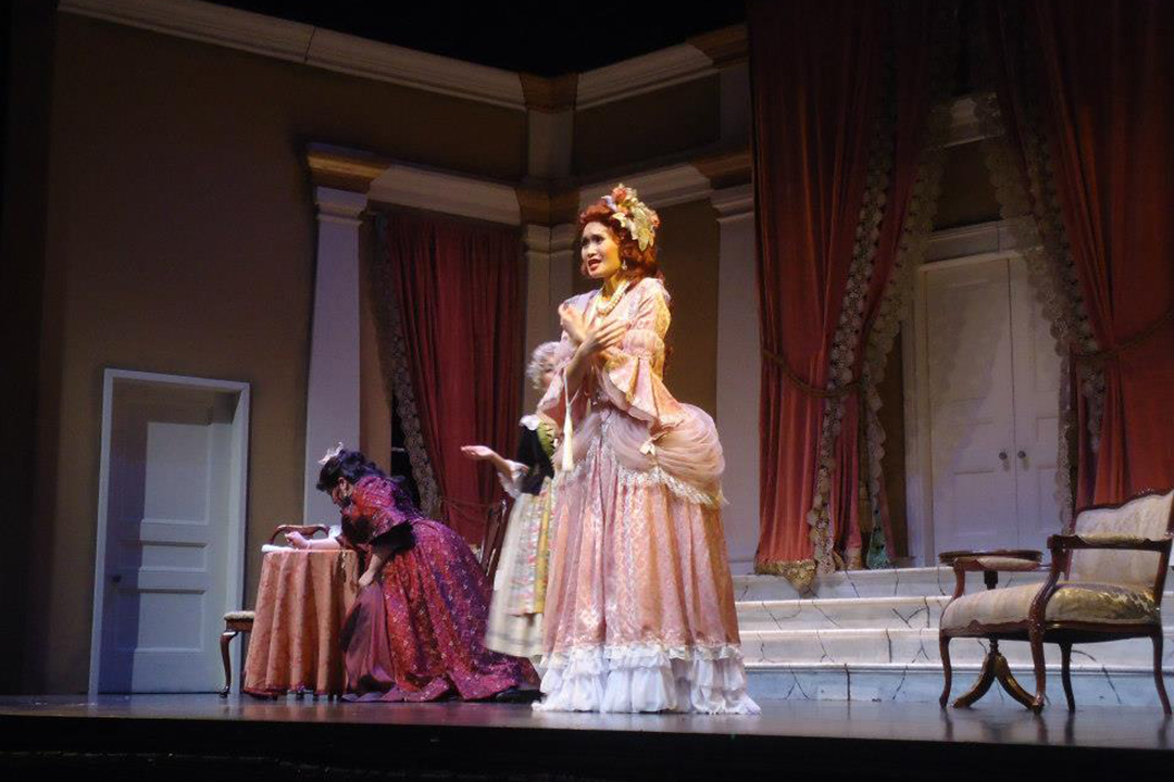 Evanna Lai playing Dorabella from a production of Mozart's Così fan tutte with the University of British Columbia's Opera Ensemble in 2012. Supplied photo. 