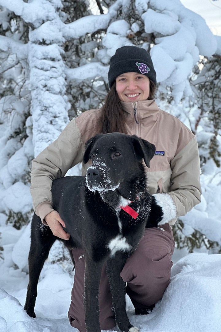 Villebrun's experiences as the Government of the Northwest Territories’ wildlife health intern have given her inspiration to pursue a veterinary career. Submitted photo.