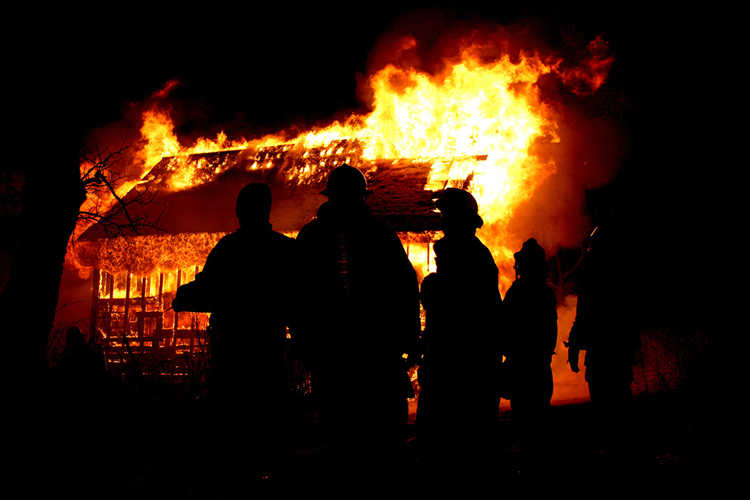 Barn fires are one of the most crucial situations to plan for in an equine facility. Photo: iStockphoto.com.