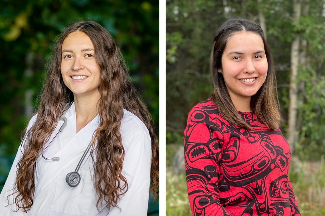 Kandis Villebrun and Tannicka Reeves are scholarship recipients from Veterinarians Without Borders-Vétérinaires Sans Frontières Canada (VWB/VSF). Photos: Christina Weese