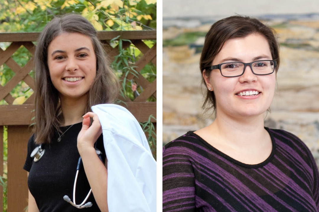  Kiri Stephenson and Dr. Jennifer (Jen) Loewen were among recipients of awards recently presented by the Students of the Canadian Veterinary Medical Association (SCVMA).