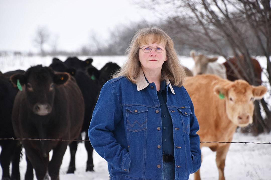 WCVM professor Dr. Cheryl Waldner received the 2024 Canadian Beef Industry Award for Outstanding Research and Innovation. Photo: Amanda Waldner 