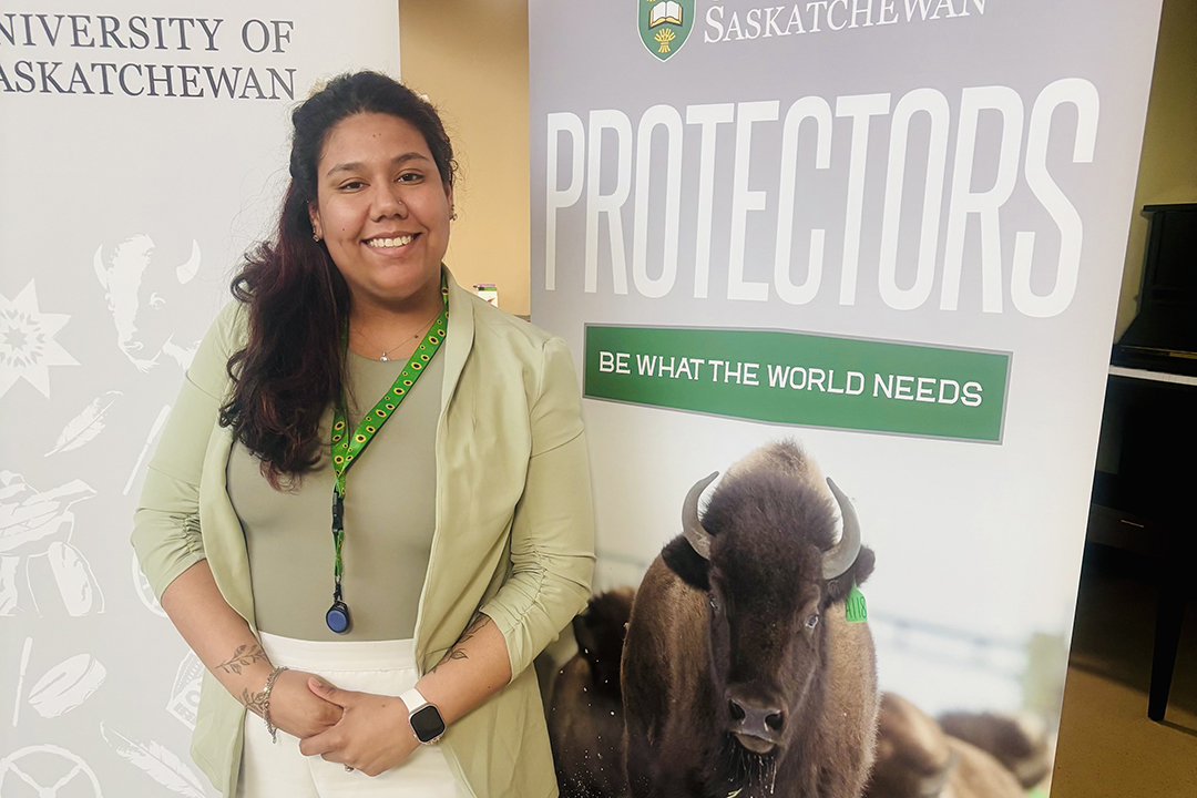 Dr. Maitê de Almeida of the University of Saskatchewan is a 2025 recipient of a Throlson American Bison Scholarship. Supplied photo. 