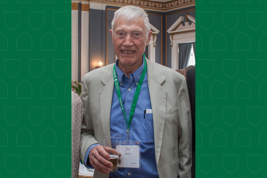 Photo of Dr. Ole Nielsen, former WCVM dean