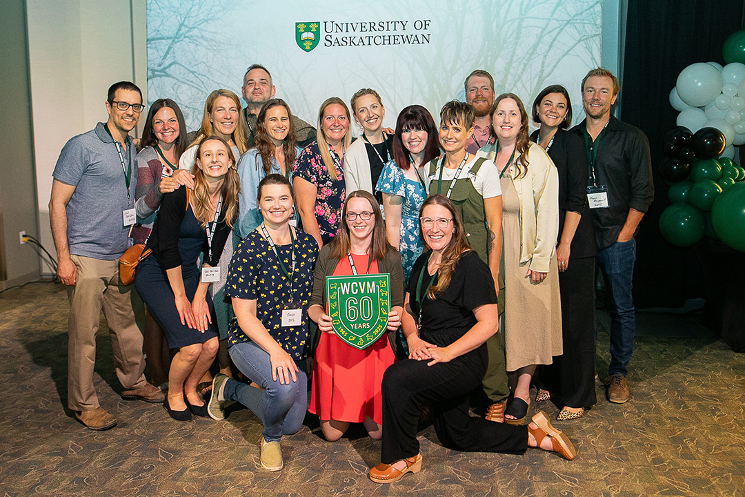 Members of the WCVM Class of 2015 celebrated their 10-year reunion during the veterinary college's 60th anniversary in June 2025.